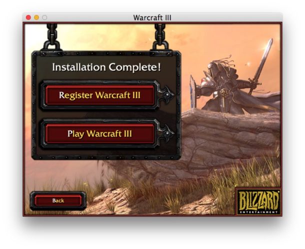 Play warcraft 3 on Mac