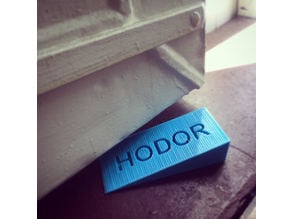 HODOR DOOR STOP - GAME OF THRONES https://3dprint.com/136169/ten-3d-printable-things-hodor/