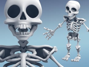 Skeleton (Snaps together and moveable)