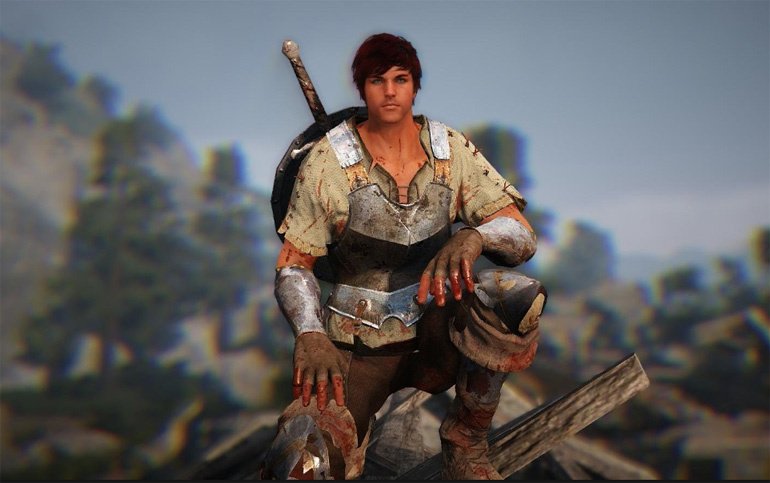 Воин в Black Desert