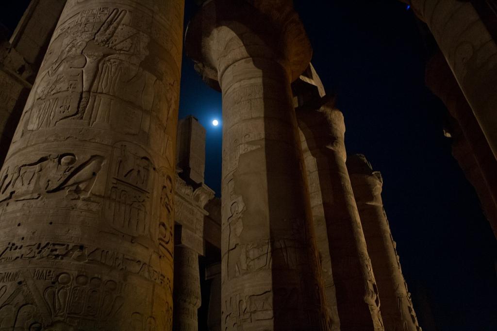 Развалины египетского храма