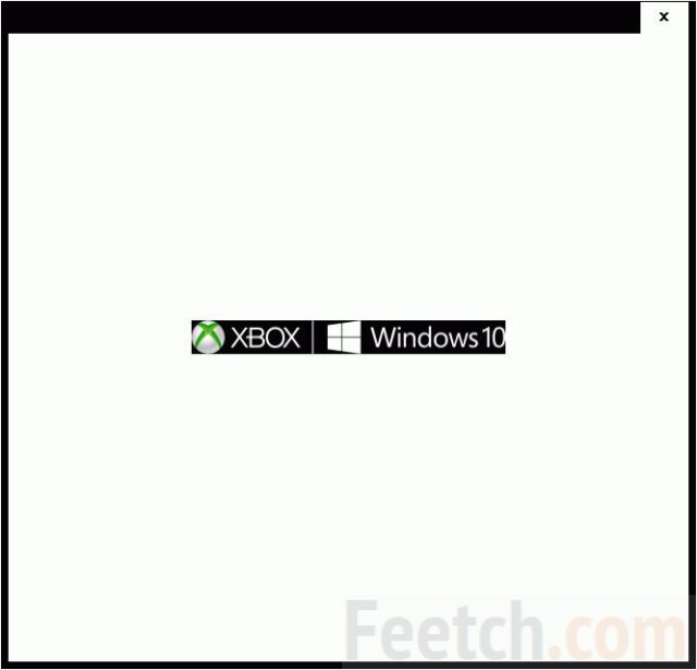 Стандартное окно запуска Xbox