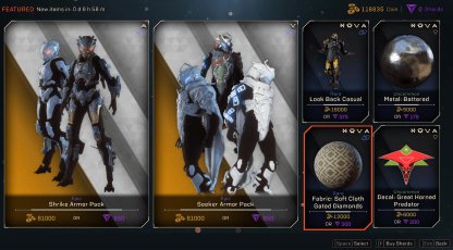Anthem Purchase Featured Items In Store