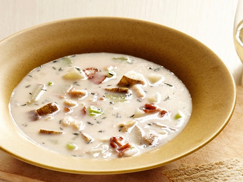 Фото Новоанглийский суп из моллюсков «Клэм-чаудер»