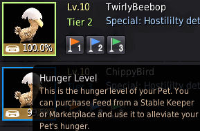 BDO Pet Food for Hunger Level
