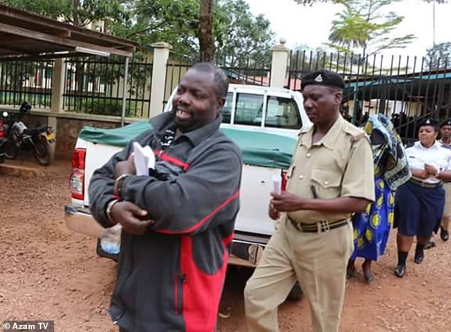 Respicius Patrick Mutazangira, 51, beat Sperius Eradius, 14, with a piece of firewood for three hours in an attempt to get him to confess to stealing a colleague