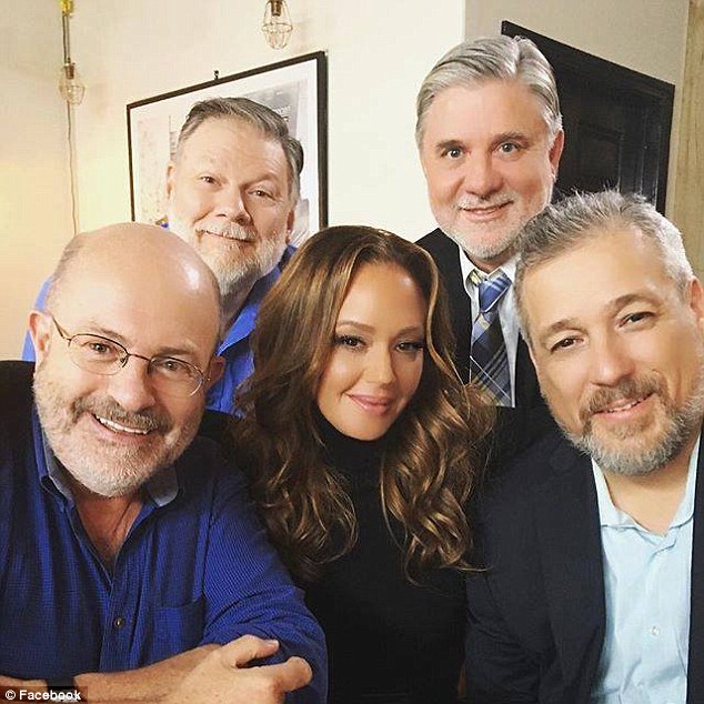 Preview: Remini posted a photo of herself with some former high-level Scientologists last month, including Tony Ortega (right)