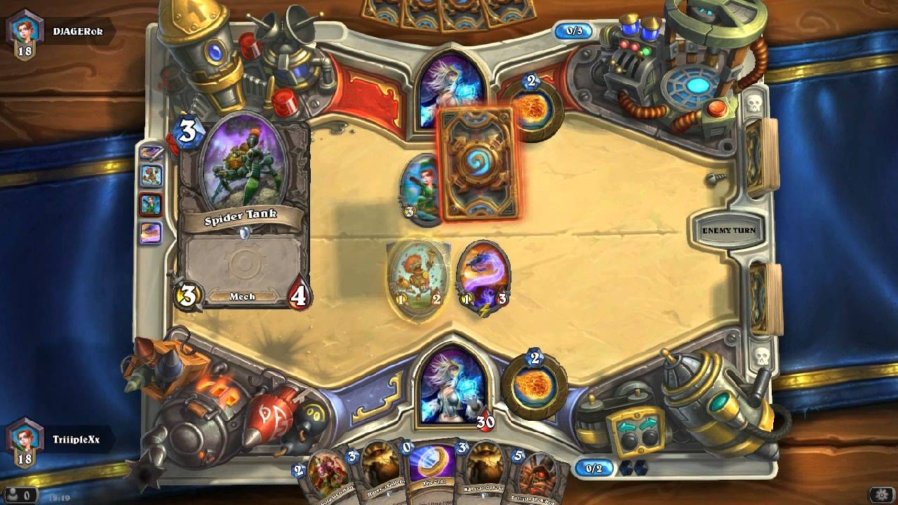 Ну где враги hearthstone