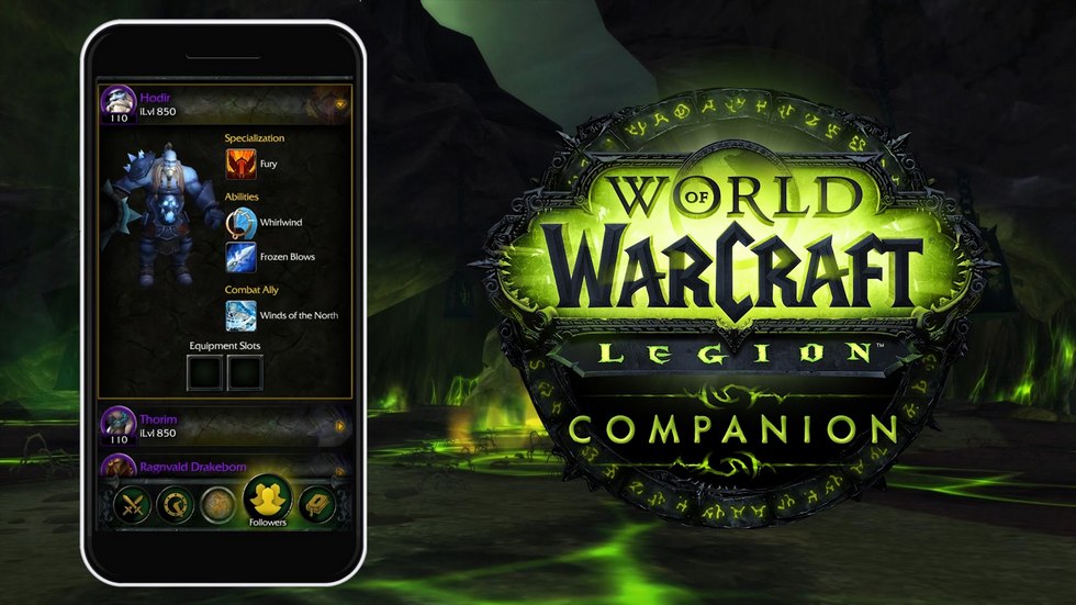 WoW Legion: Companion – мобильное приложение-компаньон для World of Warcraft