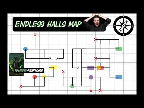 Endless Halls Map & How to Map