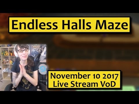 Endless Halls Lucid Nightmare Maze in 83 minutes! November 10th Live Stream VoD