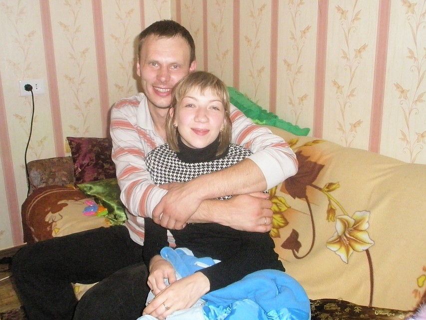 Ирина Банникова с мужем. Фото из семейного архива 