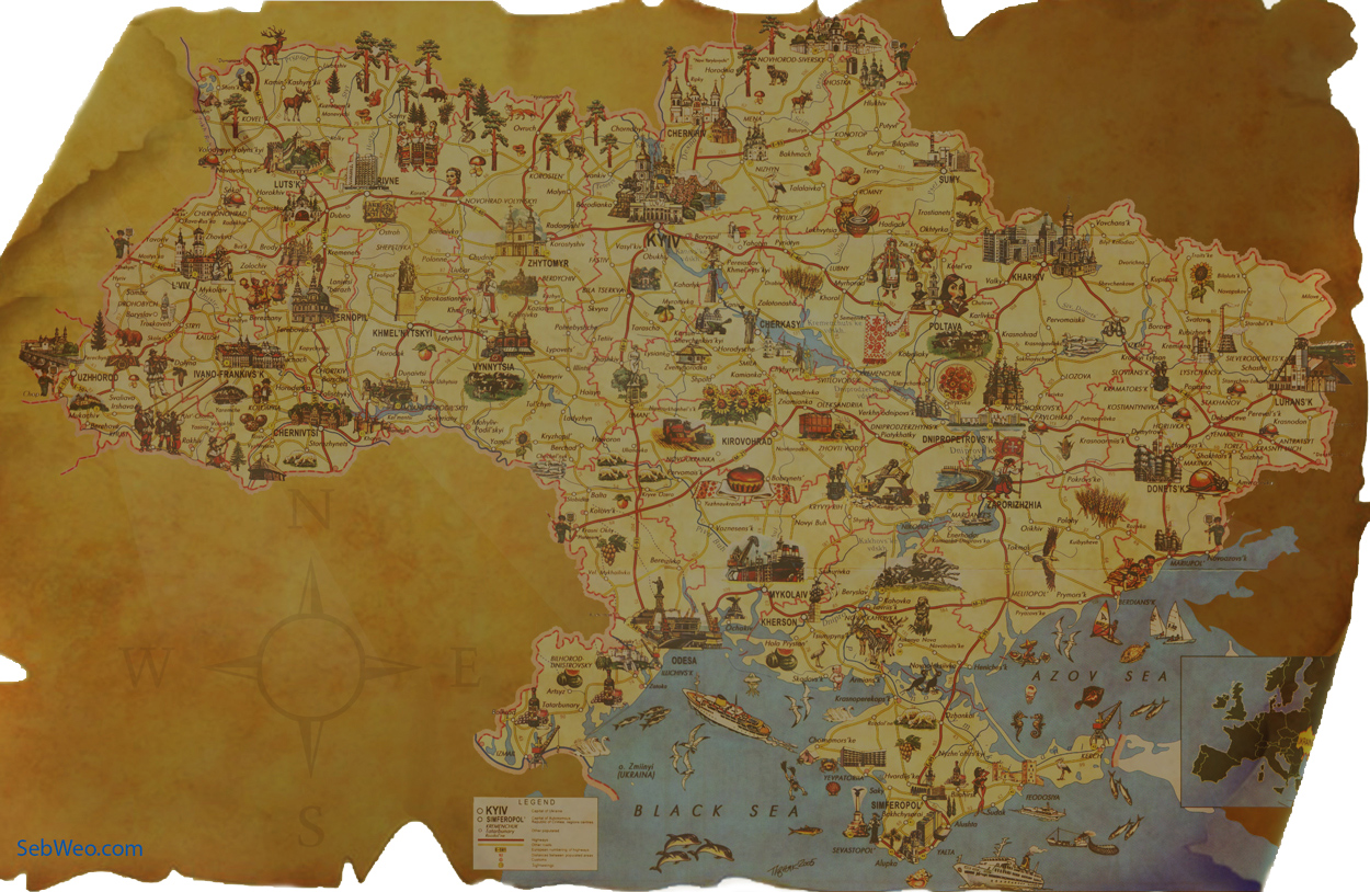 Карта скарбів України