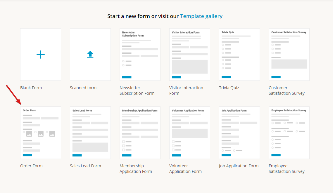 123formbuilder new form templates