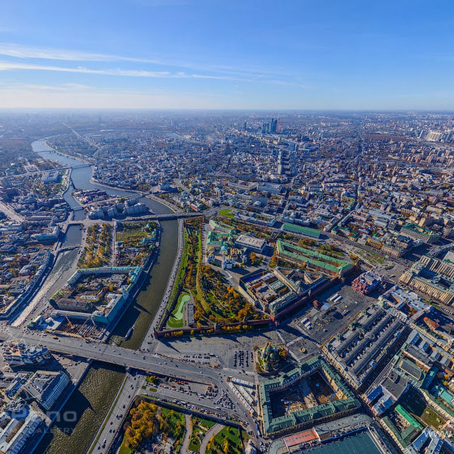 Река москва с высоты птичьего полета