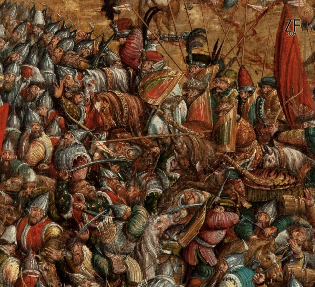 Венгерский тарч, у войск ВКЛ и Королевства Польского во время битвы у Орши в1514 году